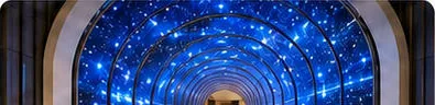LED arch tunnel corridor